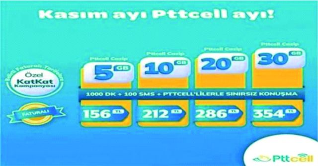 PTT AŞ'DEN  PTTCELL KAMPANYASI